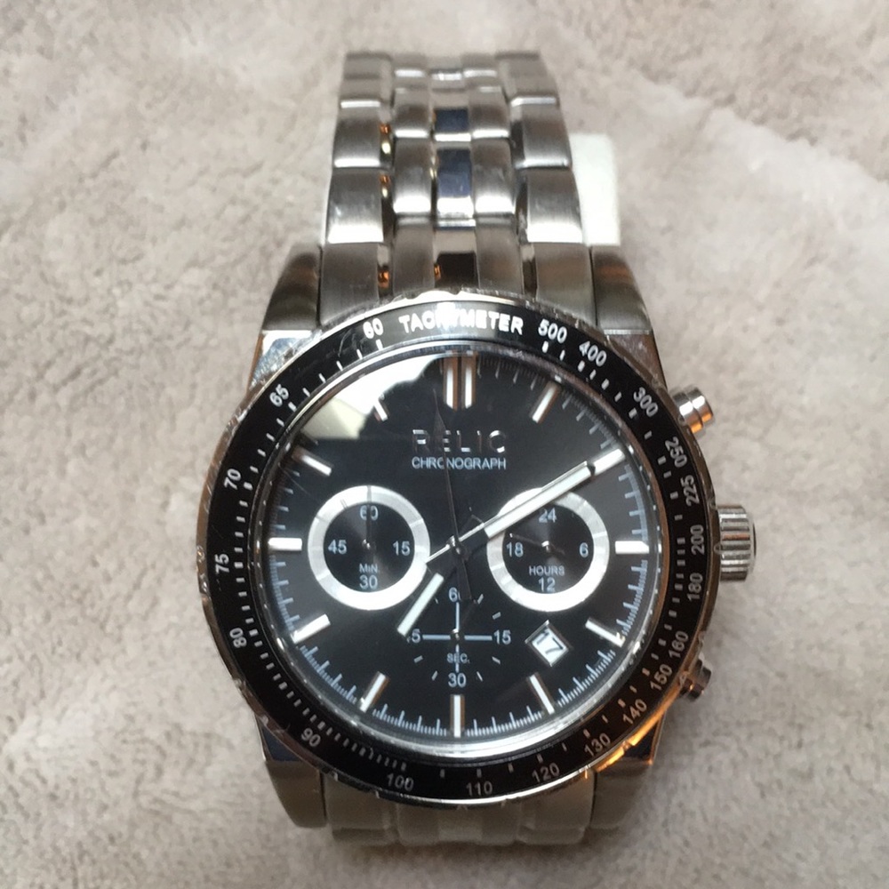 Men’s Relic silver watch good used condition